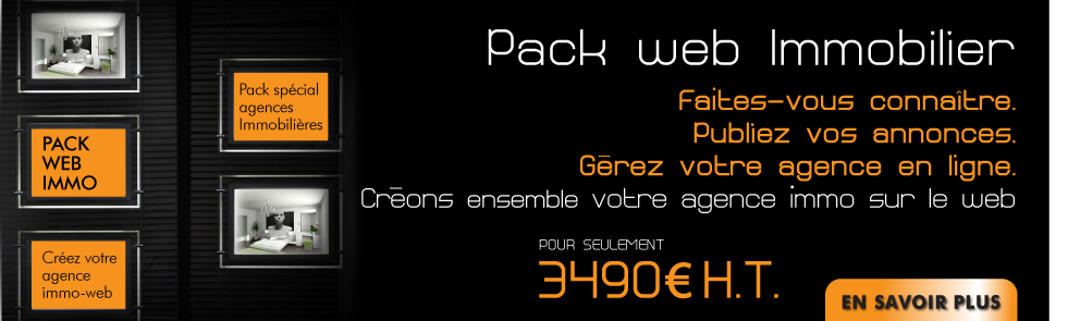 Création de site internet pour agence immobilière, publiez vos annonces sur internet, gestion de votre agence immobilière
