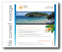 hb-conseil-voyage | Site réalisé par GDPI Agence Web